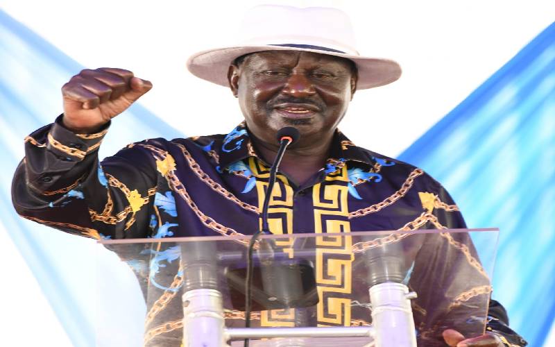 Don’t give food to teenage youth who shun the voter’s card – Raila
