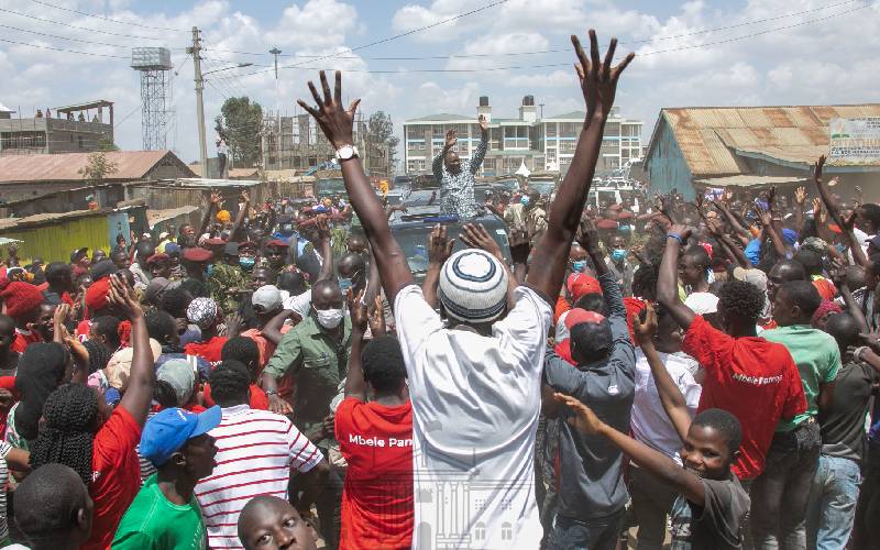 Don't take us back to 2008, Uhuru tells political rivals