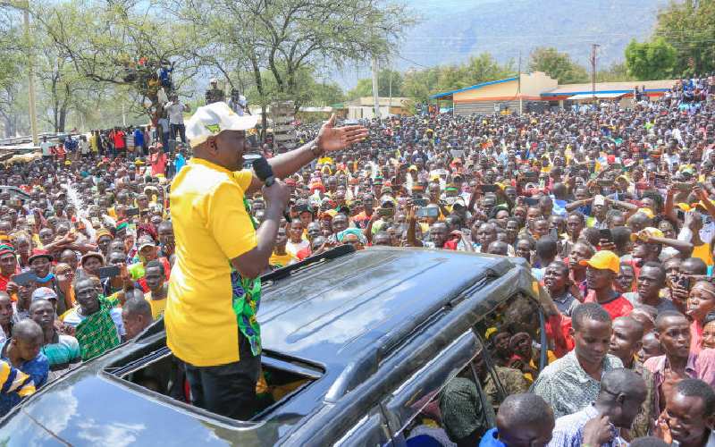 DP Ruto takes Hustler campaign to West Pokot, promises poll goodies elected