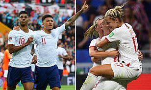 England's men's and women's teams receive equal pay, says FA