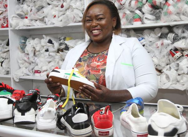 From hawking shoes to owning a busy shop