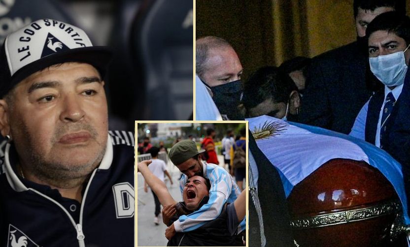 Funeral home employee sacked for taking selfie with Diego Maradona’s body 
