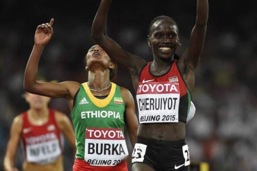 Hopes of a nation on Vivian Cheruiyot's young shoulders