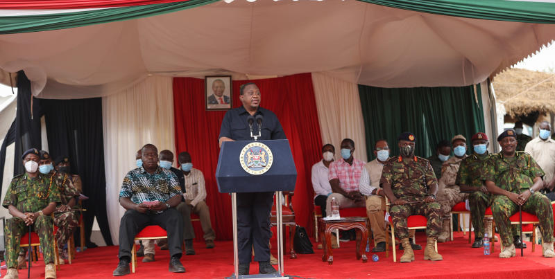 President Uhuru presides over closing of Kenya Police Tactical Operations course 