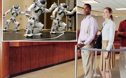 Robots replace human employees at banks 