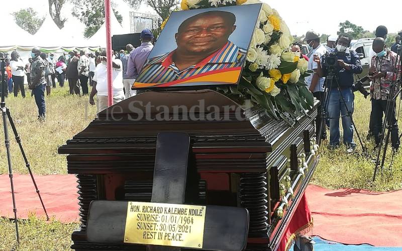 Kalembe Ndile’s burial at Mbui Nzau, Makueni county [PHOTOS]