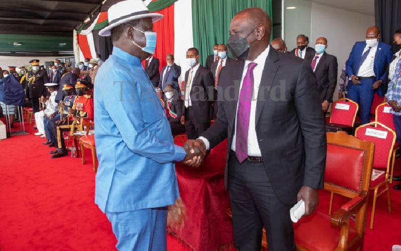 Let Raila, Ruto turn to real issues now ahead of 2022