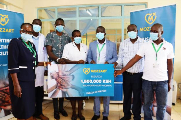 Mozzart donates ICU equipment worth Sh1.5 million to Rachuonyo County Hospital