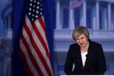 NATO, Russia and trade top the agenda for Trump talks with Britain's May