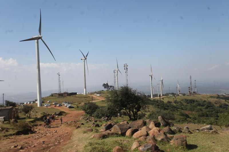 Ngong Hills wind power site the perfect place to unwind, enjoy cool breeze