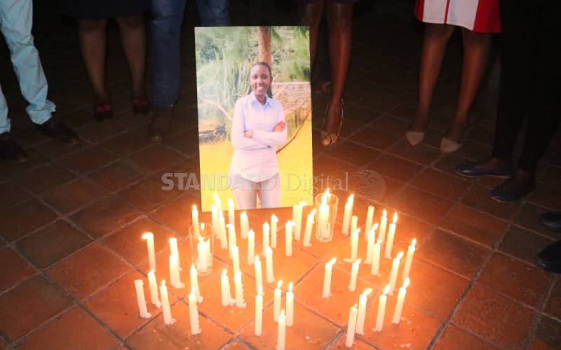 Night vigil held for woman killed and body dumped in Kajiado