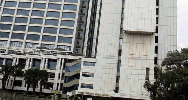 Labour Cabinet Secretary Kazungu Kambi is expected to appoint five new NSSF trustees to constitute the 11-member board that will manage the country’s public pension scheme headquartered at this building in Nairobi.  [PHOTO: JONAH ONYANGO/STANDARD]