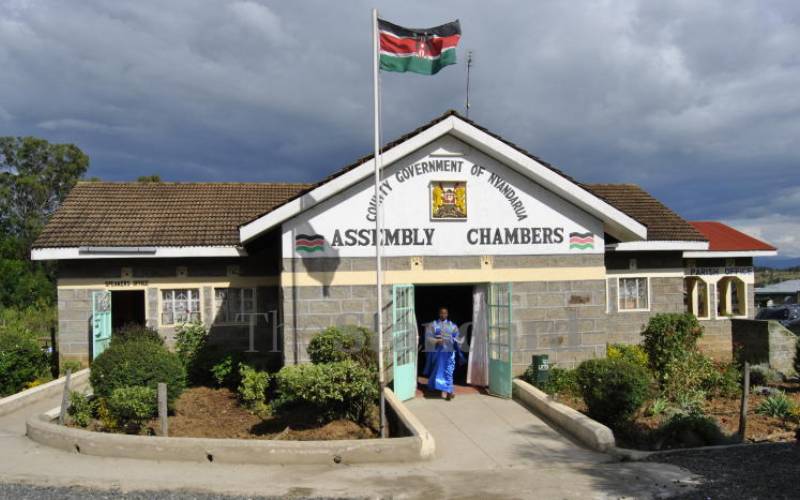 Nyandarua MCAs push executive to have attainable flagship projects