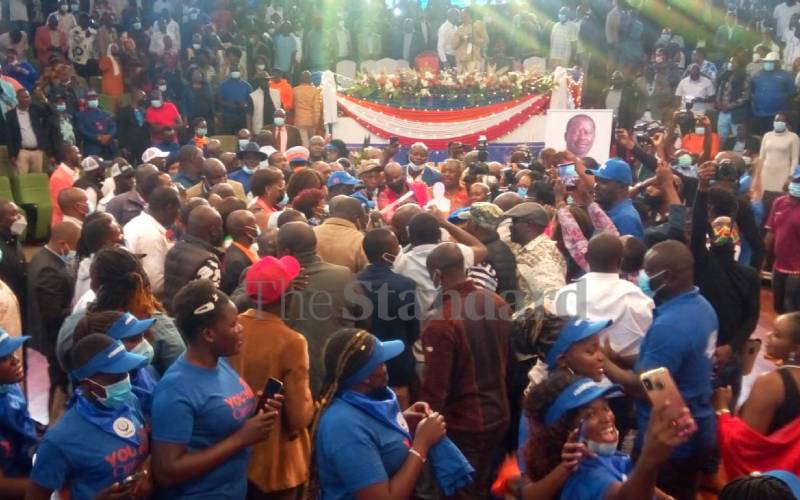 Birthday celebrations at the Bomas of Kenya.