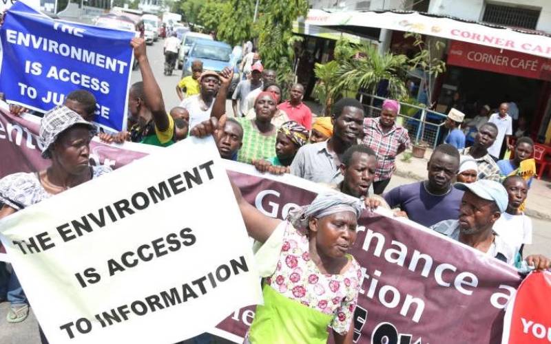 Pollution lobby faults police over demo ban