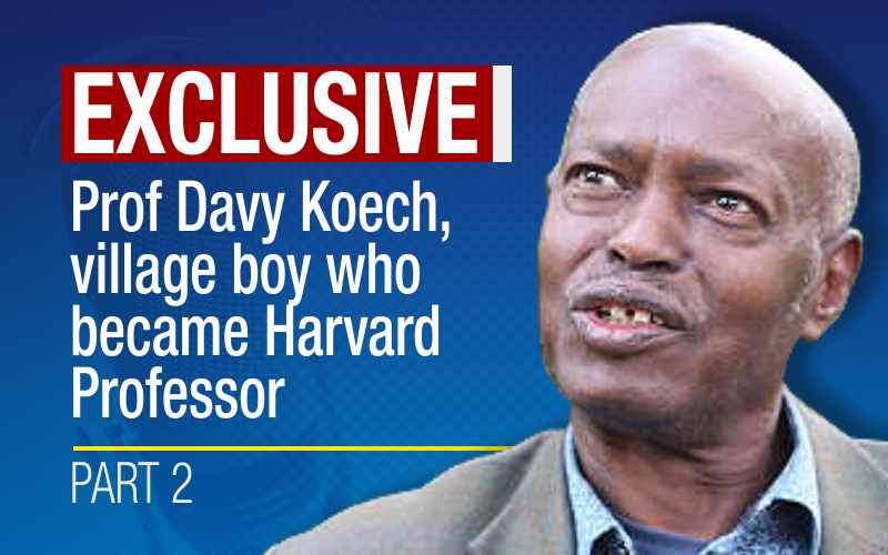 Prof Davy Koech: Sleeping hungry, studying in a rural school and ending up in Harvard