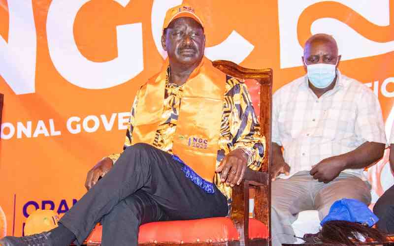 Raila: I was reluctant to run for presidency 