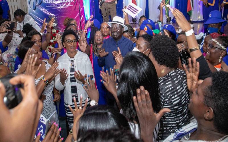 Raila Odinga revisits single mothers support pledge