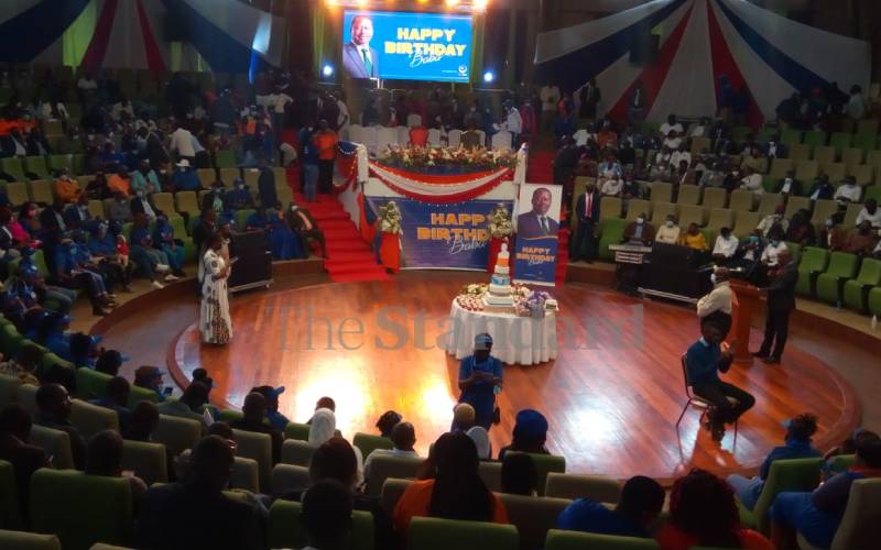 Section of the guests attending Raila’s party.   