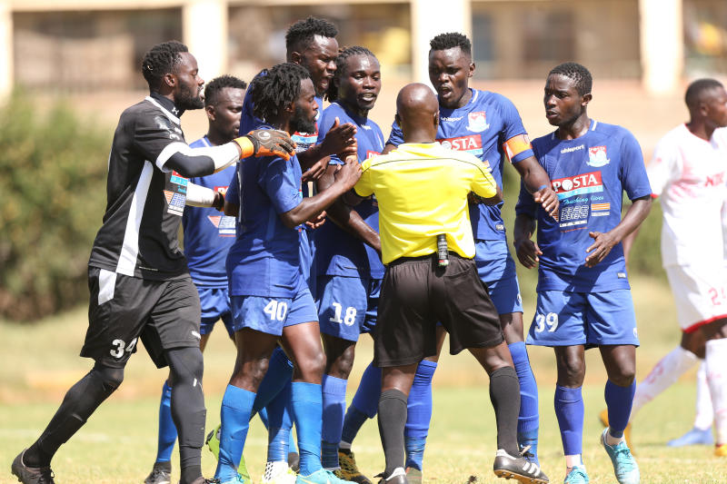 Three red cards fly as Ulinzi Stars hold Posta Rangers in chaotic match