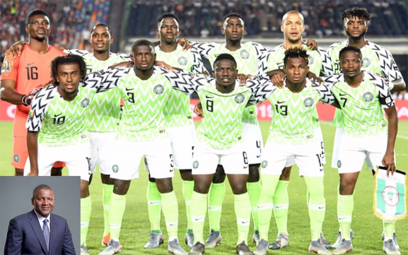  Dangote promises Nigerian team Sh5 million for each goal scored in AFCON semis