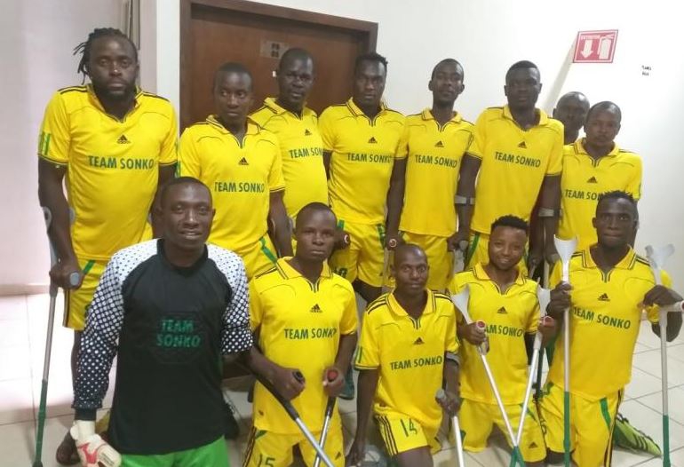 Amputees wear ‘Sonko Rescue Team’ jerseys at the 2018 World Cup [Photos]