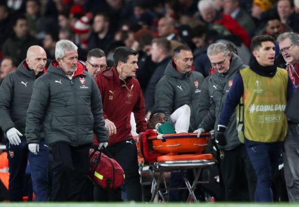 Arsenal’s Welbeck hospitalised after breaking ankle in Sporting draw