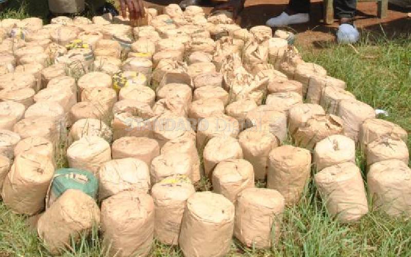 Couple arrested with bhang worth Sh800,000