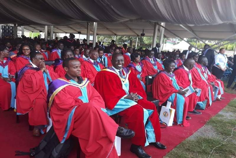 DP Ruto graduates with PhD on his wedding anniversary