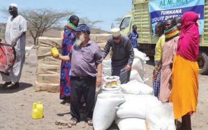 Foundation offers food to drought hit Turkana