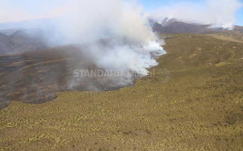 KDF deployed in last minute rush to end forest fire
