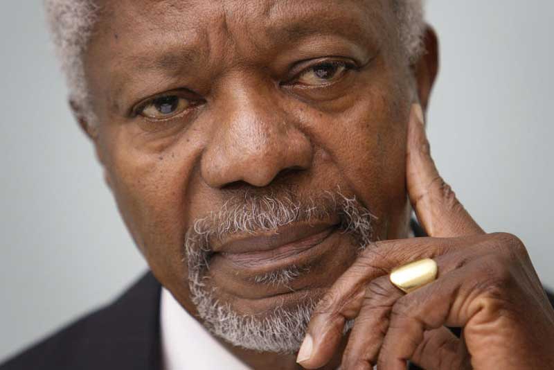 Kofi Annan and the ghosts of war