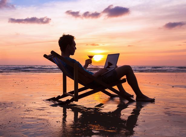 Leave your office at work when on holiday