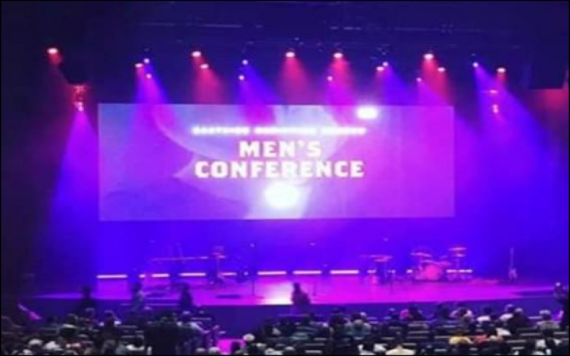 Men now trooping back from their ‘conference'