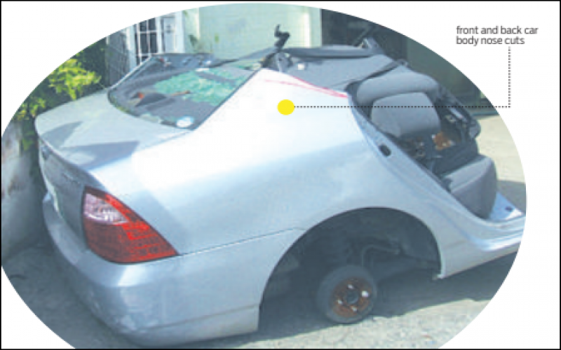 How cars are stolen, cut into parts in two hours