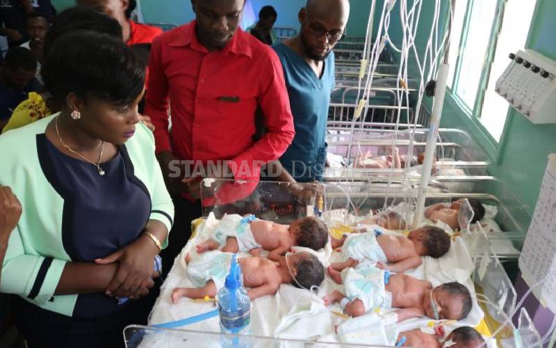 Two of the five Kakamega babies unstable, but under special care