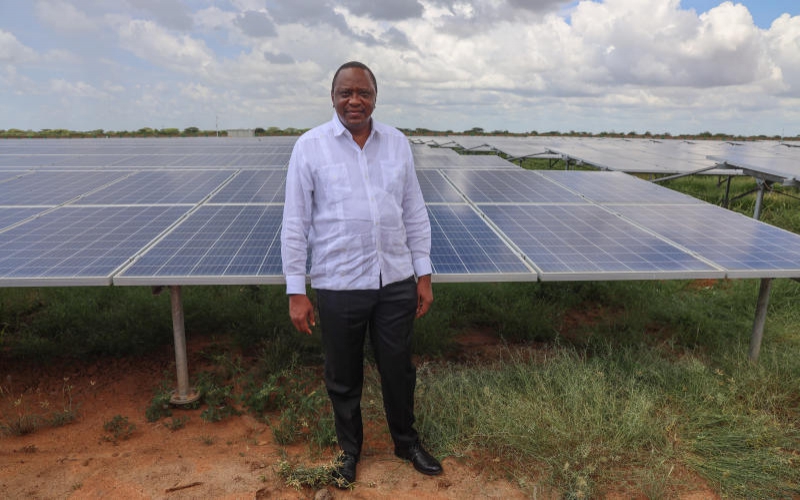 President Uhuru launches Sh13b solar power plant - The Standard