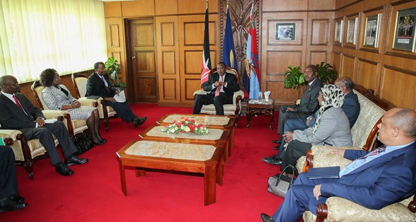 President Uhuru Kenyatta meets IEBC chiefs, emphasises on implementation of reforms