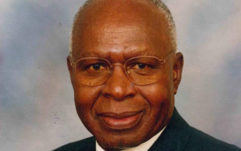  Simeon Nyachae, 1  February 2021.