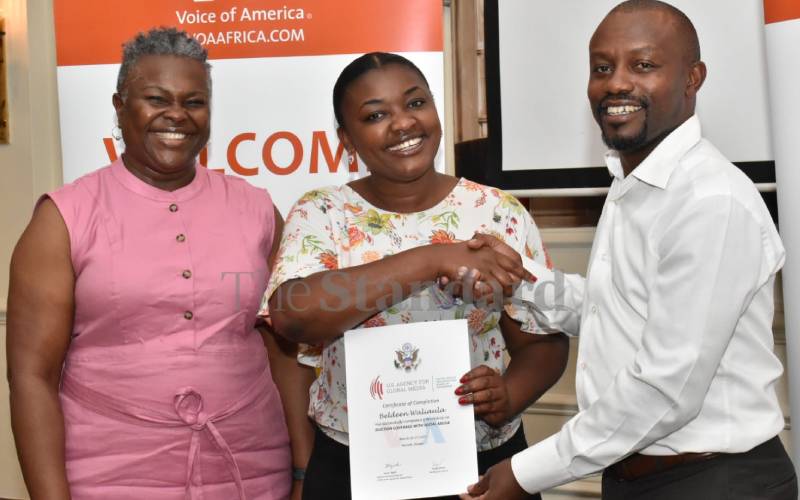Standard Group journalists gain from VOA training