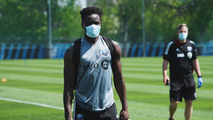 Wanyama back to training