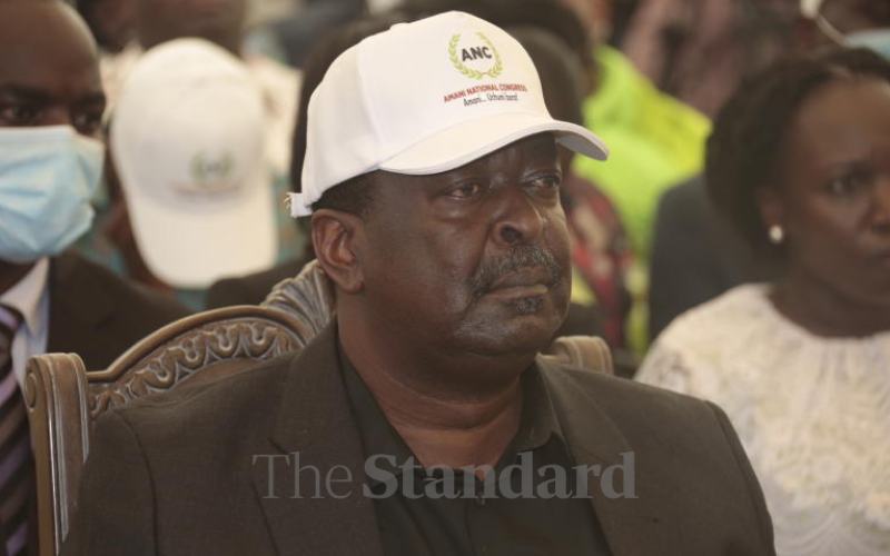 We will not be blackmailed into backing some leaders - Mudavadi