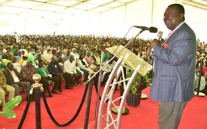 Western is ready to move on without ODM, says Mudavadi
