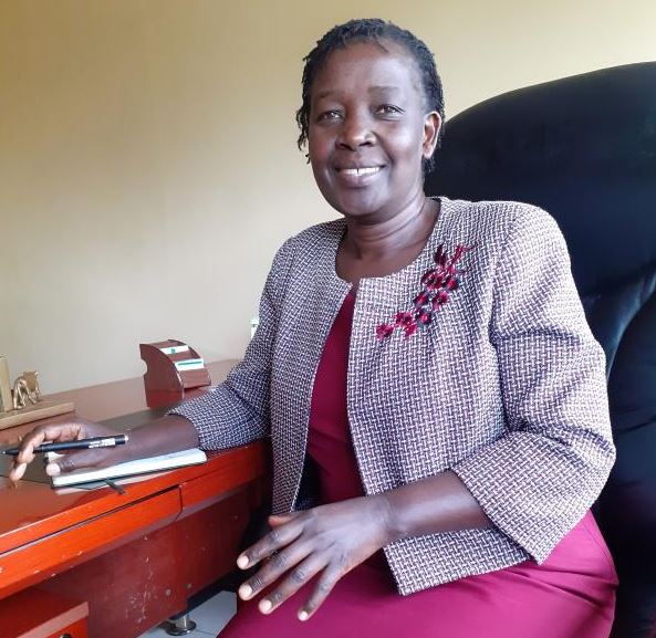 Nyamira CEC for Agriculture Peris Mong'are during the interview in her office on 19/06/2019. [Stanley Ongwae, Standard]