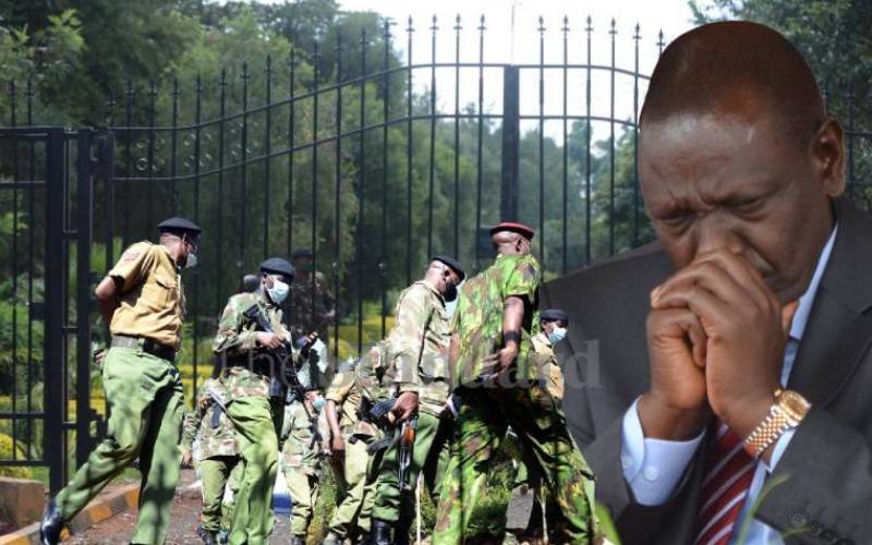 Deputy President William Ruto's security saga.
