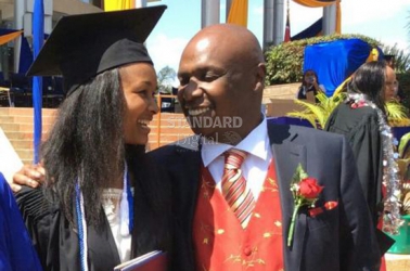 Zahra Moi graduates Magna Cum Laude from USIU
