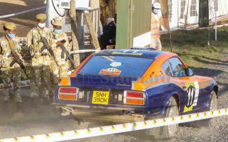 Siddall at KWS Training Institute in Naivasha.