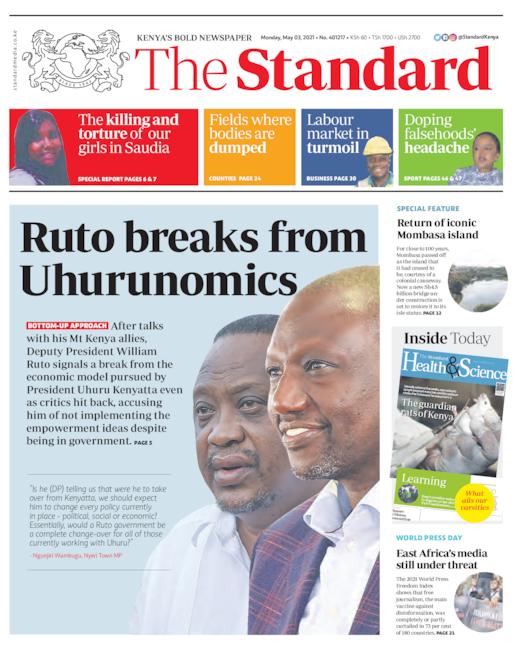 The Standard Breaking News, Kenya News, World News and Videos