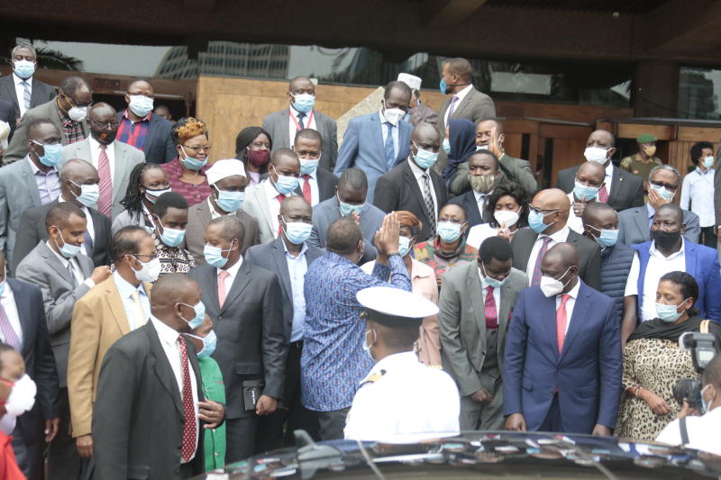 Jubilee Party Parliamentary Group meeting in photos