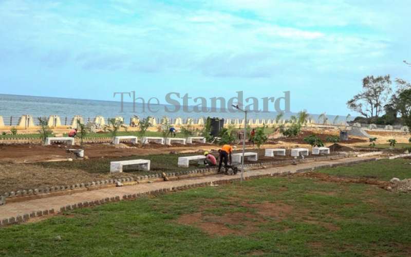 Boost for tourism as Sh300m beachfront park is complete